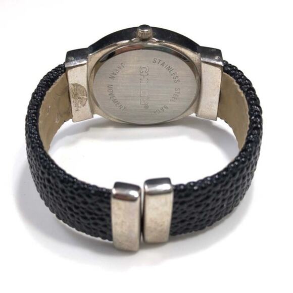 Chico's Cuff Watch, Red Silver Face, 6 Inches, Second Hand - Picture 6 of 12